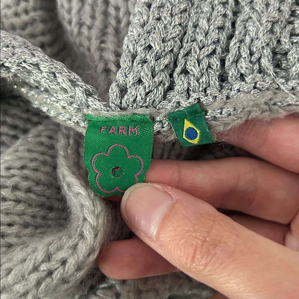 Farm Rio Open Front Knitted Cardigan - Small - Picture 7 of 11
